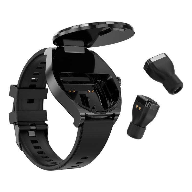 Reloj inteligente con pantalla a color S9 de 1,53 pulgadas, compatible con llamadas Bluetooth / frecuencia cardíaca / presión arterial / monitoreo de oxígeno en sangre (negro) - 3