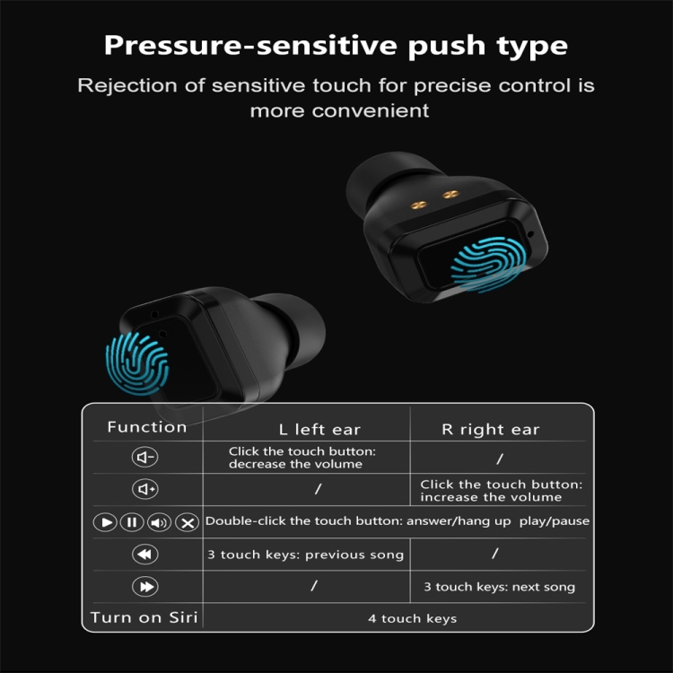 Reloj inteligente con pantalla a color S9 de 1,53 pulgadas, compatible con llamadas Bluetooth / frecuencia cardíaca / presión arterial / monitoreo de oxígeno en sangre (negro) - B5