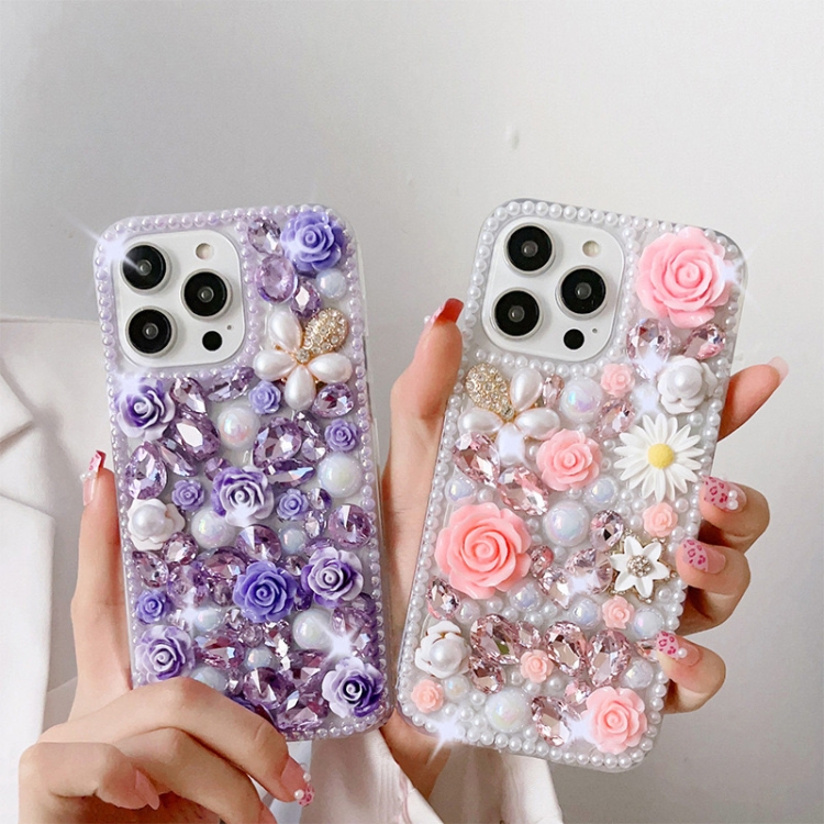 Custodia LCHDA Diamanti Per IPhone 7 Plus/8 Plus - Cristalli Bling 3D Con Proteggi Schermo
