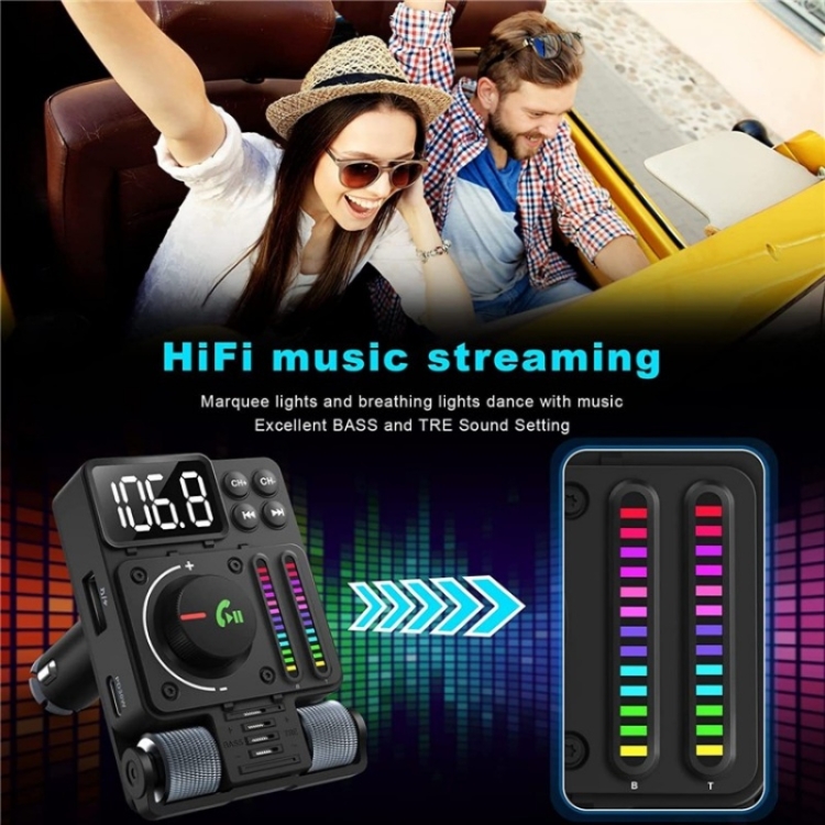 MT01 Car FM Transmitter MP3 Music Player Bluetooth Adapter Type-C + USB Car Charger MT01 Car FM Transmitter MP3 Music Player Bluetooth Adapter Type-C + USB Car Charger