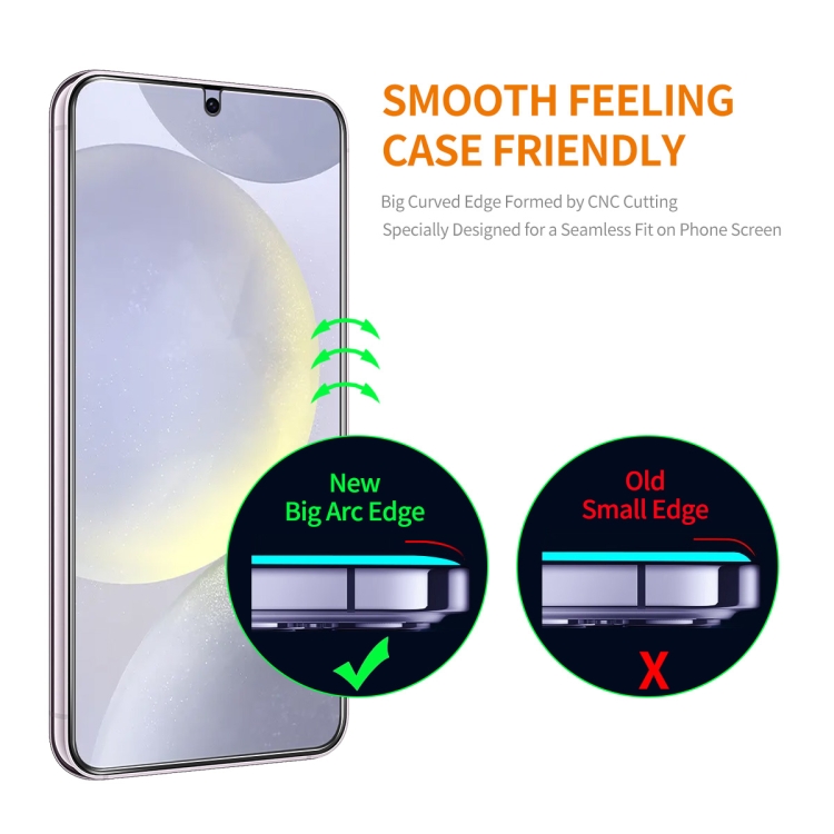 For Samsung Galaxy S24+ 5G ENKAY Easy Install 0.18mm High Alumina Silicon Full Glass Film, Support Ultrasonic Unlock For Samsung Galaxy S24+ 5G ENKAY Easy Install 0.18mm High Alumina Silicon Full Glass Film, Support Ultrasonic Unlock