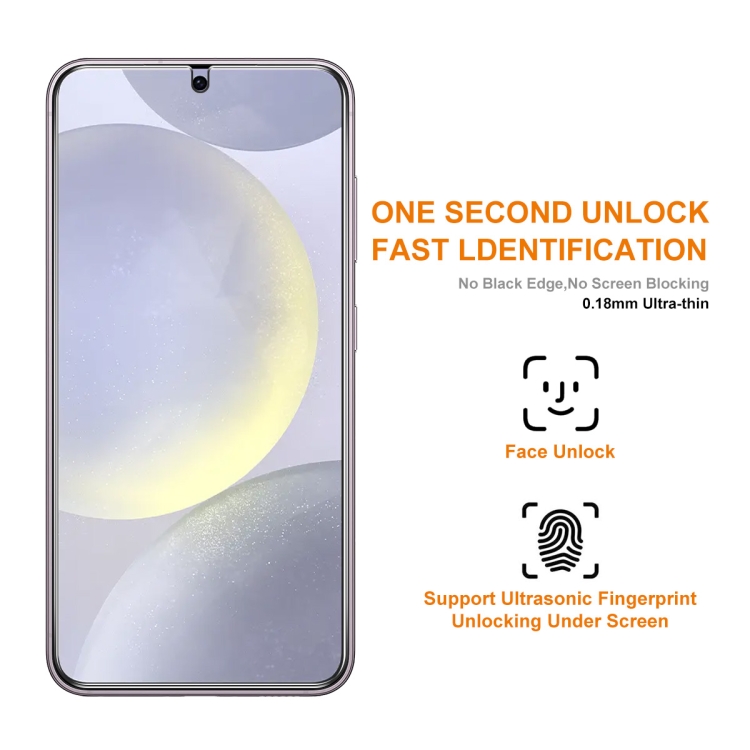 For Samsung Galaxy S24+ 5G ENKAY Easy Install 0.18mm High Alumina Silicon Full Glass Film, Support Ultrasonic Unlock For Samsung Galaxy S24+ 5G ENKAY Easy Install 0.18mm High Alumina Silicon Full Glass Film, Support Ultrasonic Unlock