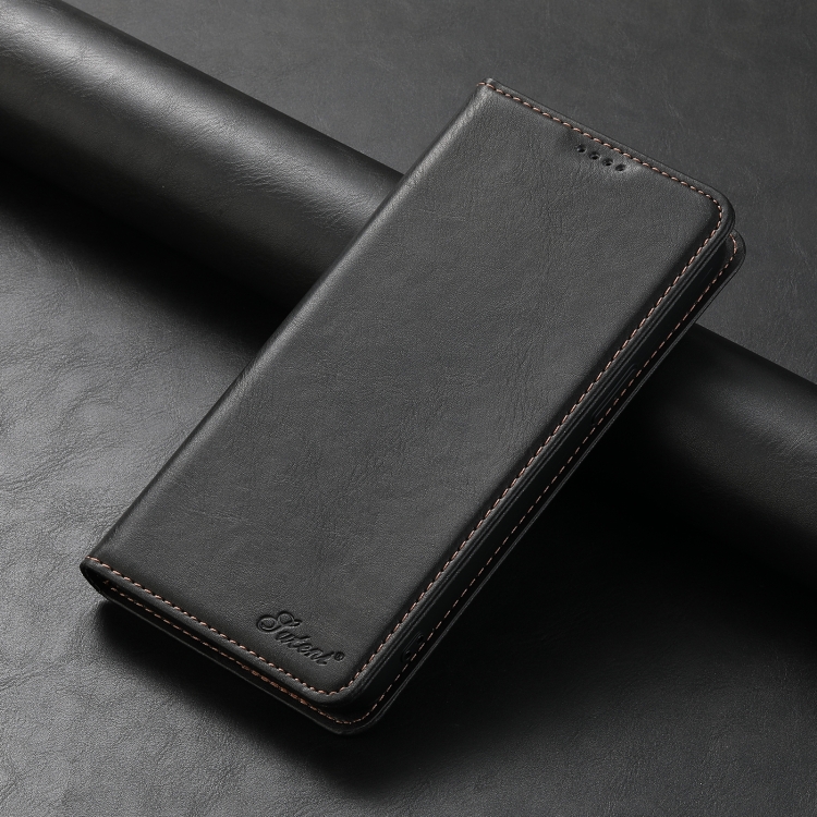 For Samsung Galaxy S24 Ultra 5G Suteni J02 Oil Wax Wallet Leather Phone Case(Black) For Samsung Galaxy S24 Ultra 5G Suteni J02 Oil Wax Wallet Leather Phone Case(Black)