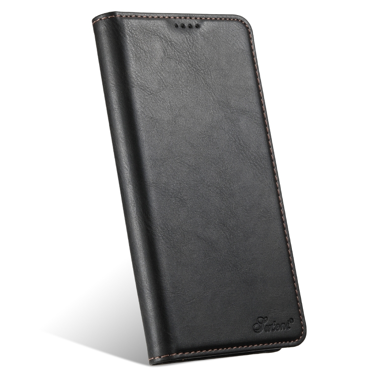 For Samsung Galaxy S24 Ultra 5G Suteni J02 Oil Wax Wallet Leather Phone Case(Black) For Samsung Galaxy S24 Ultra 5G Suteni J02 Oil Wax Wallet Leather Phone Case(Black)