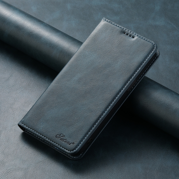 For Samsung Galaxy S23 FE 5G Suteni J02 Oil Wax Wallet Leather Phone Case(Blue) For Samsung Galaxy S23 FE 5G Suteni J02 Oil Wax Wallet Leather Phone Case(Blue)