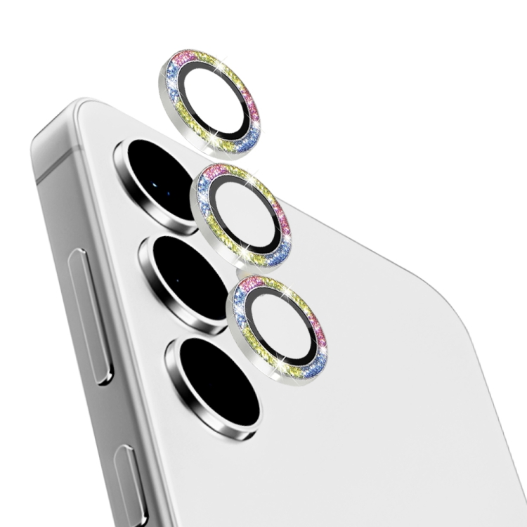 For Samsung Galaxy S24+ 5G NORTHJO Camera Lens Bling Glitter Metal Ring Tempered Glass Film(Colorful) For Samsung Galaxy S24+ 5G NORTHJO Camera Lens Bling Glitter Metal Ring Tempered Glass Film(Colorful)