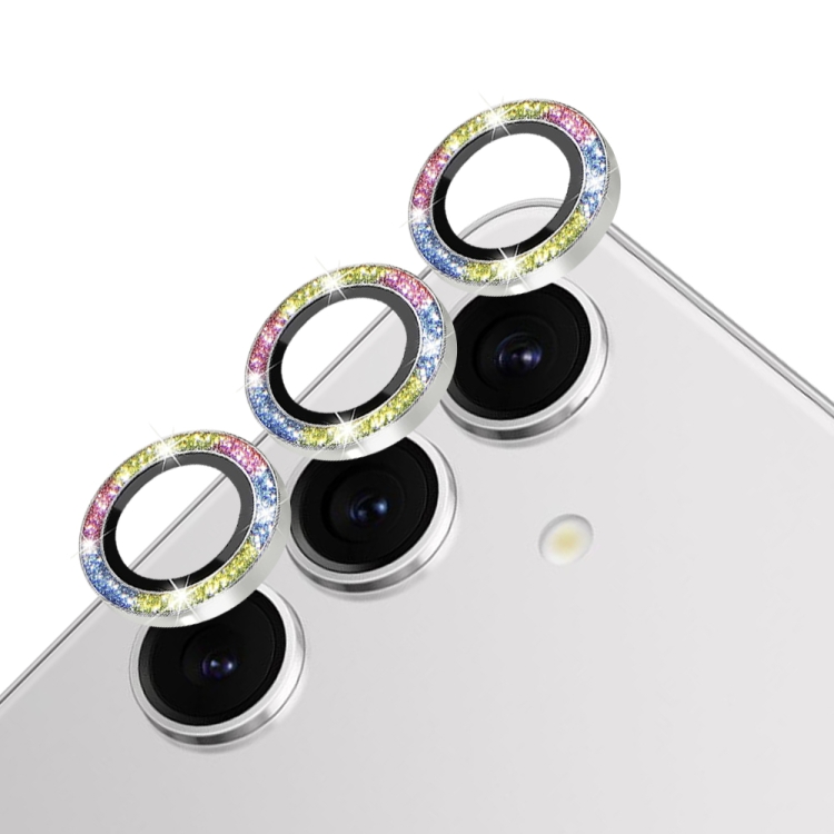 For Samsung Galaxy S24+ 5G NORTHJO Camera Lens Bling Glitter Metal Ring Tempered Glass Film(Colorful) For Samsung Galaxy S24+ 5G NORTHJO Camera Lens Bling Glitter Metal Ring Tempered Glass Film(Colorful)