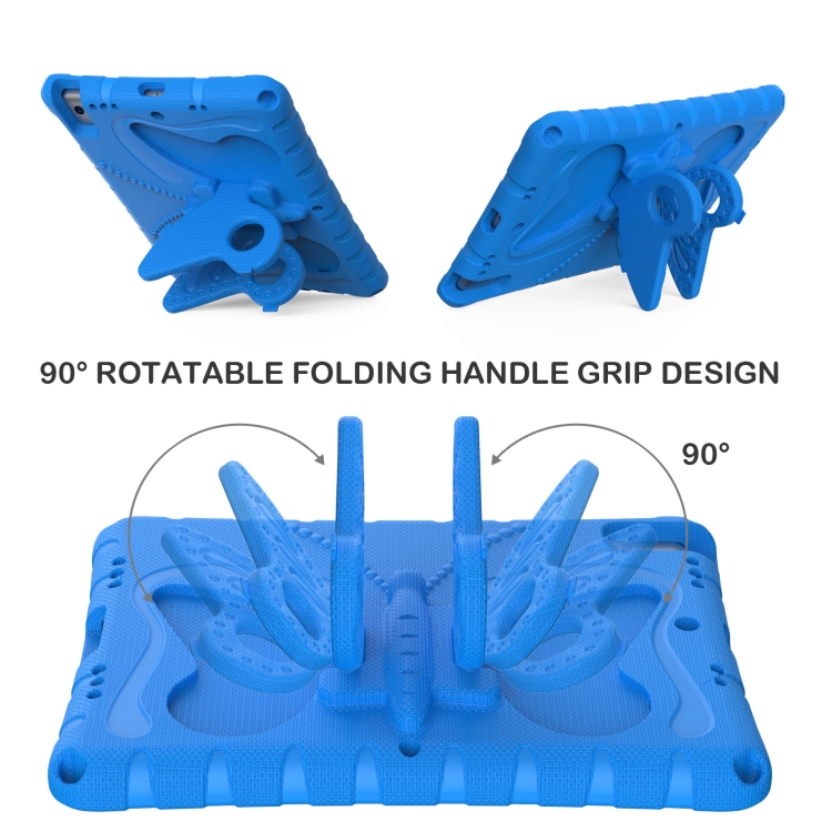 For iPad 10.2 2021 / 2020 / 2019 Butterfly Bracket EVA Shockproof Tablet Case(Blue) For iPad 10.2 2021 / 2020 / 2019 Butterfly Bracket EVA Shockproof Tablet Case(Blue)