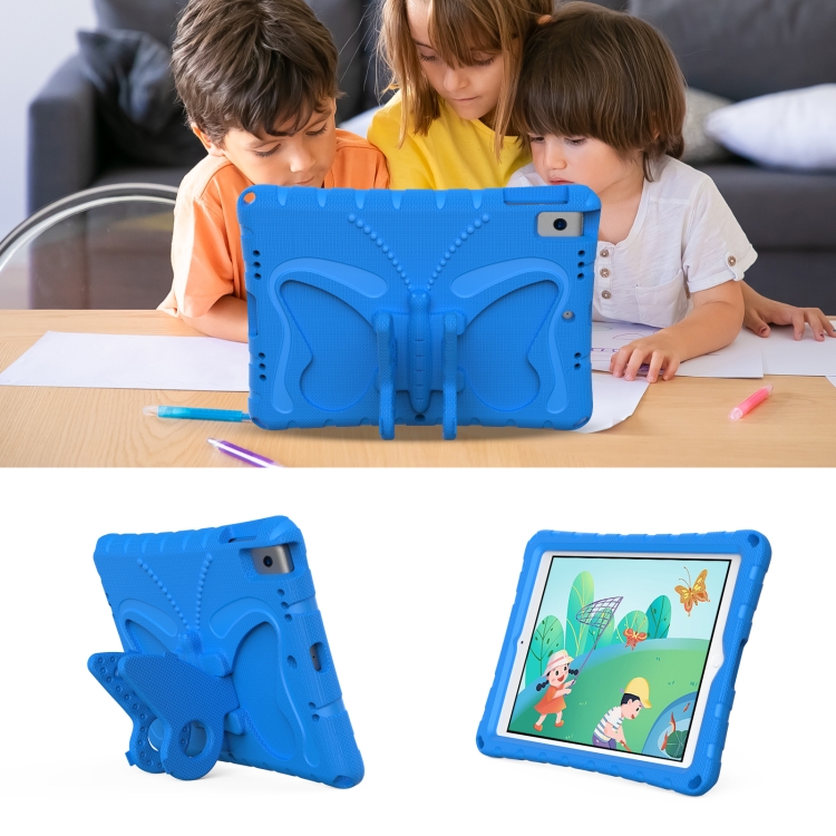 For iPad 10.2 2021 / 2020 / 2019 Butterfly Bracket EVA Shockproof Tablet Case(Blue) For iPad 10.2 2021 / 2020 / 2019 Butterfly Bracket EVA Shockproof Tablet Case(Blue)