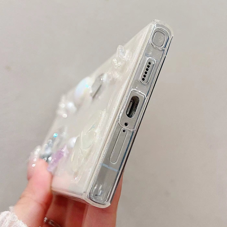 For Samsung Galaxy S23 FE 5G Cream Gum Decoden TPU Phone Case(Love) For Samsung Galaxy S23 FE 5G Cream Gum Decoden TPU Phone Case(Love)