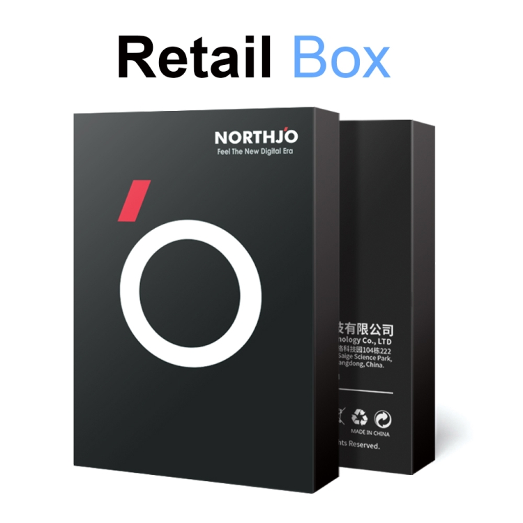 For iPhone 15 Pro / 15 Pro Max NORTHJO Matte Camera Lens Protector Tempered Glass Rear Lens Film(Black)