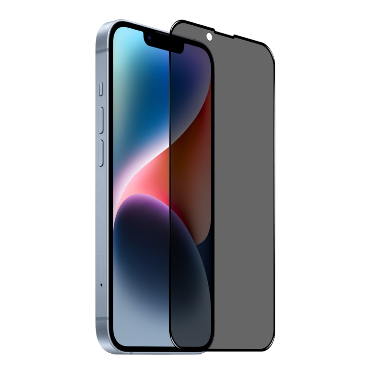 For iPhone 14 Plus / 13 Pro Max NORTHJO A++ 28 Degree Privacy Full Glue Silk Printing Tempered Glass Film For iPhone 14 Plus / 13 Pro Max NORTHJO A++ 28 Degree Privacy Full Glue Silk Printing Tempered Glass Film