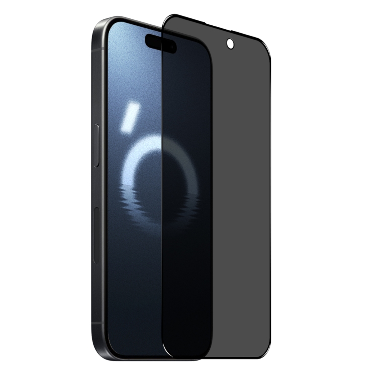 For iPhone 16 Pro NORTHJO A++ 28 Degree Privacy Full Glue Silk Printing Tempered Glass Film For iPhone 16 Pro NORTHJO A++ 28 Degree Privacy Full Glue Silk Printing Tempered Glass Film