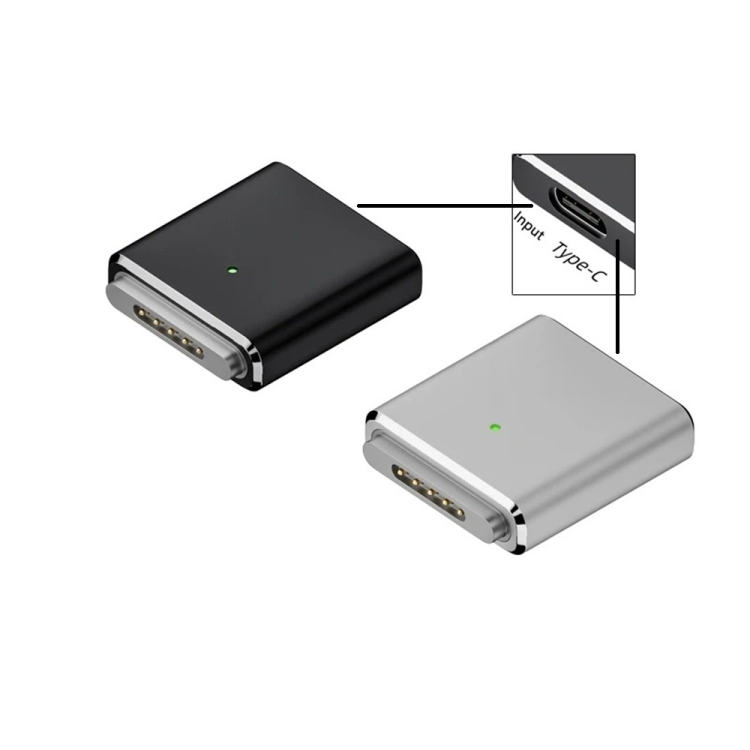 PD100W MagSafe 3 to Type-C Female Magnetic Charging Adapter for MacBook(Black) PD100W MagSafe 3 to Type-C Female Magnetic Charging Adapter for MacBook(Black)