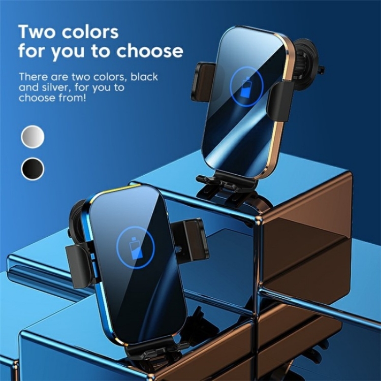 X10 15W Wireless Fast Charging Car Phone Navigation Holder(黑色) X10 15W Wireless Fast Charging Car Phone Navigation Holder(黑色)