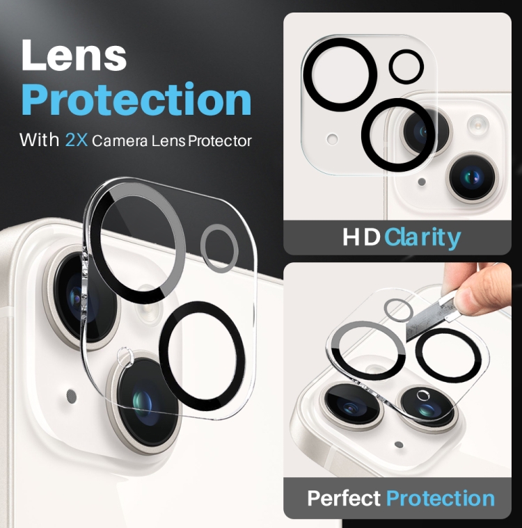 For iPhone 14 NORTHJO 5 in 1 Clear Phone Case with 2pcs Screen Film + 2pcs Rear Lens Film For iPhone 14 NORTHJO 5 in 1 Clear Phone Case with 2pcs Screen Film + 2pcs Rear Lens Film