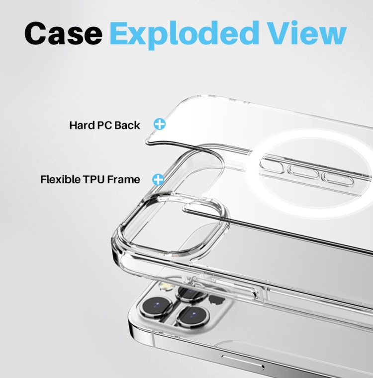 For iPhone 14 Pro NORTHJO 3 in 1 Magsafe Clear Phone Case with Screen Film + Rear Lens Film For iPhone 14 Pro NORTHJO 3 in 1 Magsafe Clear Phone Case with Screen Film + Rear Lens Film