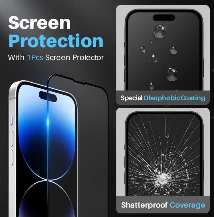 For iPhone 14 Pro NORTHJO 3 in 1 Magsafe Clear Phone Case with Screen Film + Rear Lens Film For iPhone 14 Pro NORTHJO 3 in 1 Magsafe Clear Phone Case with Screen Film + Rear Lens Film