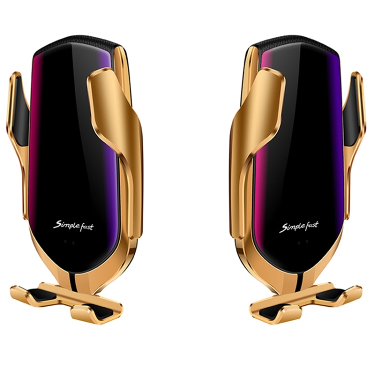 R1 Intelligent Infrared Sensor Car Wireless Charger(Gold) R1 Intelligent Infrared Sensor Car Wireless Charger(Gold)