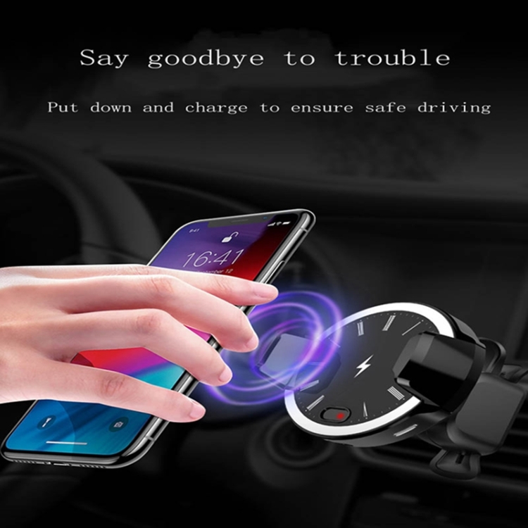 CYKE CW10 Intelligent Infrared Touch Sensor Car Wireless Charger(Black) CYKE CW10 Intelligent Infrared Touch Sensor Car Wireless Charger(Black)