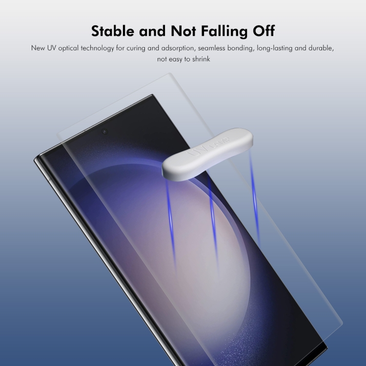 For Samsung Galaxy S23 Ultra 5G 2pcs ENKAY Hat-Prince UV Full Glue Tempered Glass Film