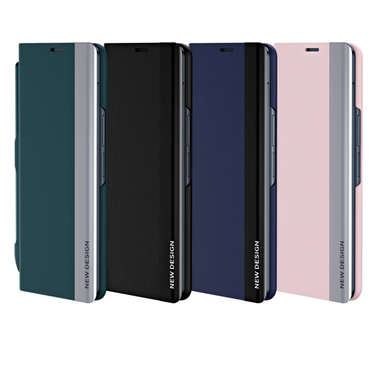 For Samsung Galaxy Z Fold6 5G Side Electroplated Adsorption Leather Phone Case with Pen Slot(Pink) For Samsung Galaxy Z Fold6 5G Side Electroplated Adsorption Leather Phone Case with Pen Slot(Pink)