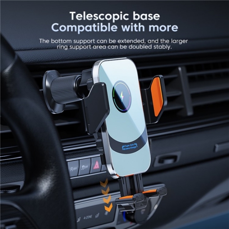 X16 Car Smart Sensor Phone Holder Magnetic Phone Mount Automatic Wireless Charger(Tarnish) X16 Car Smart Sensor Phone Holder Magnetic Phone Mount Automatic Wireless Charger(Tarnish)