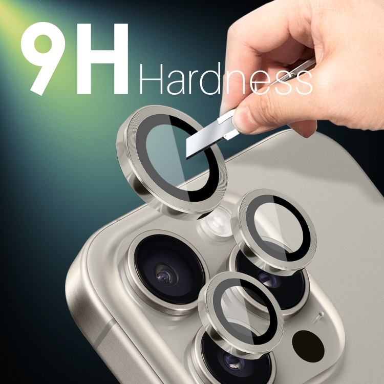 For iPhone 15 Pro / 15 Pro Max NORTHJO 2 Set 6pcs Camera Lens Protector Cover Metal Ring(Natural) For iPhone 15 Pro / 15 Pro Max NORTHJO 2 Set 6pcs Camera Lens Protector Cover Metal Ring(Natural)