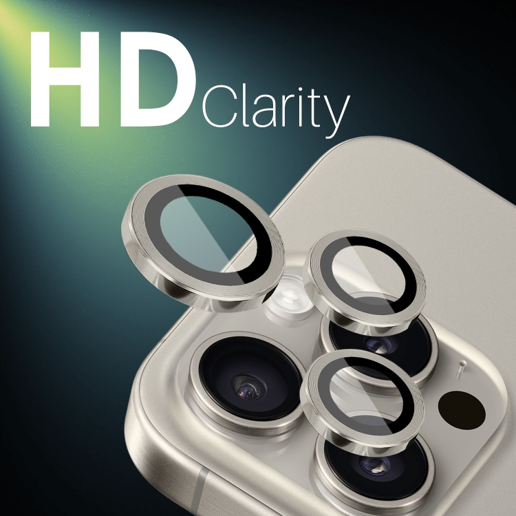 For iPhone 15 Pro / 15 Pro Max NORTHJO 2 Set 6pcs Camera Lens Protector Cover Metal Ring(Natural) For iPhone 15 Pro / 15 Pro Max NORTHJO 2 Set 6pcs Camera Lens Protector Cover Metal Ring(Natural)