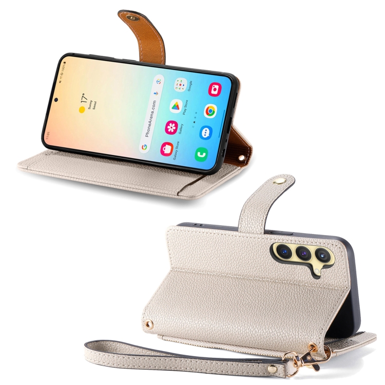 For Samsung Galaxy S25+ 5G Love Zipper Lanyard Leather Phone Case(Gray) For Samsung Galaxy S25+ 5G Love Zipper Lanyard Leather Phone Case(Gray)