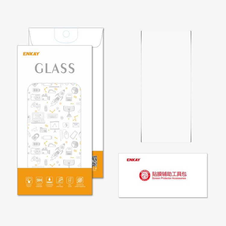 For Galaxy Z Fold8 Ultra 5G Outer Screen ENKAY 9H Big Arc Edge High Aluminum-silicon Tempered Glass Film