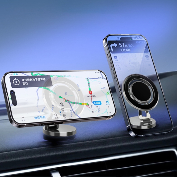 G168 Rotatable Cellphone Stand Car Dashboard Windshield Magnetic Phone Holder(Grey) G168 Rotatable Cellphone Stand Car Dashboard Windshield Magnetic Phone Holder(Grey)
