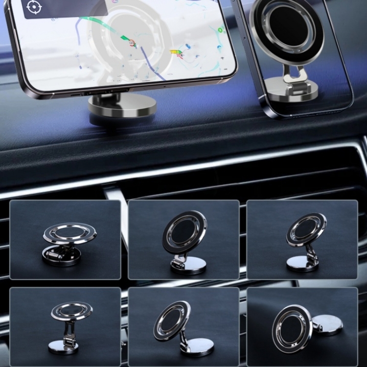G168 Rotatable Cellphone Stand Car Dashboard Windshield Magnetic Phone Holder(Grey) G168 Rotatable Cellphone Stand Car Dashboard Windshield Magnetic Phone Holder(Grey)