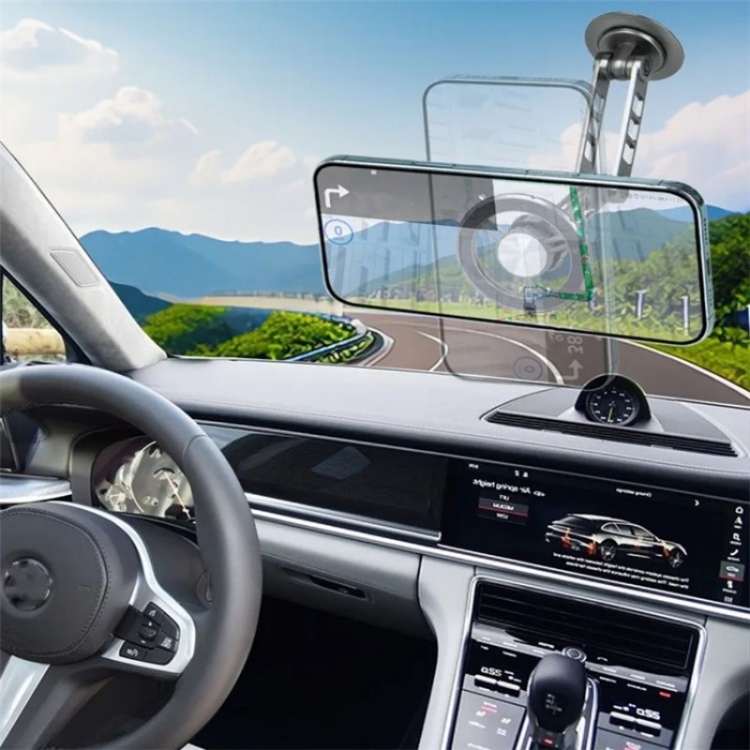 G198 Adjustable Robotic Arm Cellphone Stand Car Dashboard Windshield Magnetic Phone Holder(Grey) G198 Adjustable Robotic Arm Cellphone Stand Car Dashboard Windshield Magnetic Phone Holder(Grey)