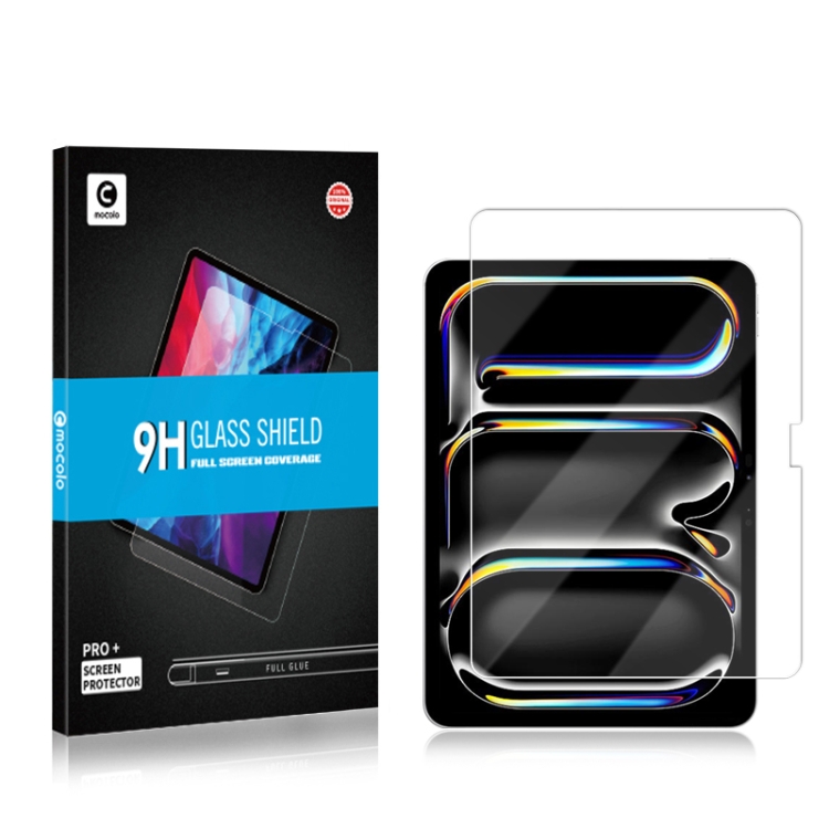 For iPad Pro 11 2024 mocolo 2.5D Full Cover Tempered Glass Film For iPad Pro 11 2024 mocolo 2.5D Full Cover Tempered Glass Film