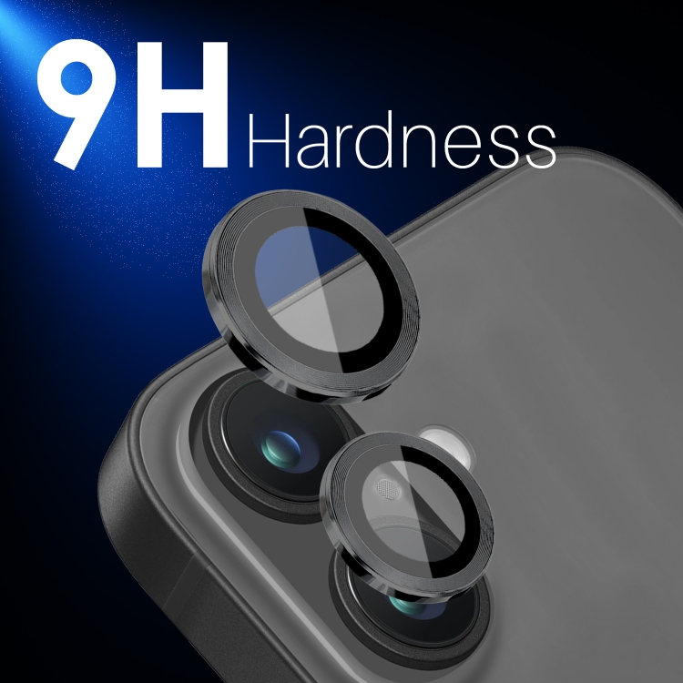 For iPhone 16 / 16 Plus NORTHJO 2 Sets 4pcs Camera Lens Protector Cover Metal Ring Film(Black) For iPhone 16 / 16 Plus NORTHJO 2 Sets 4pcs Camera Lens Protector Cover Metal Ring Film(Black)