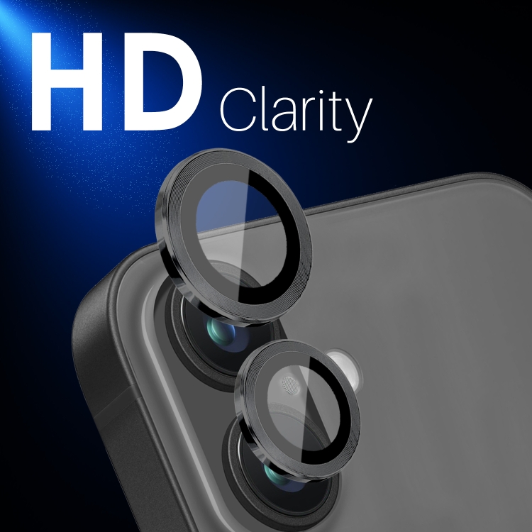 For iPhone 16 / 16 Plus NORTHJO 2 Sets 4pcs Camera Lens Protector Cover Metal Ring Film(Black) For iPhone 16 / 16 Plus NORTHJO 2 Sets 4pcs Camera Lens Protector Cover Metal Ring Film(Black)