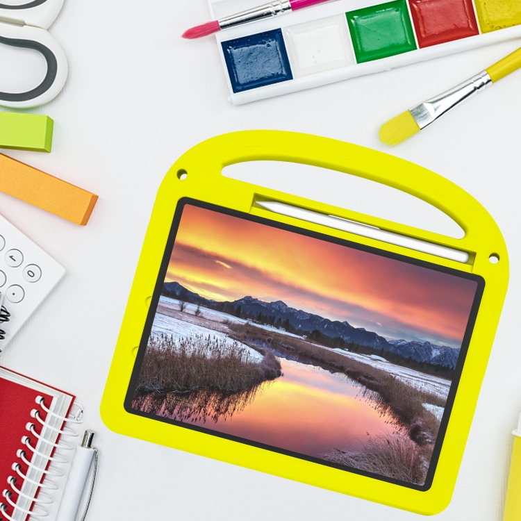 For iPad Air 11 2024 Cartoon Sparrow EVA Shockproof Tablet Case(Yellow) For iPad Air 11 2024 Cartoon Sparrow EVA Shockproof Tablet Case(Yellow)