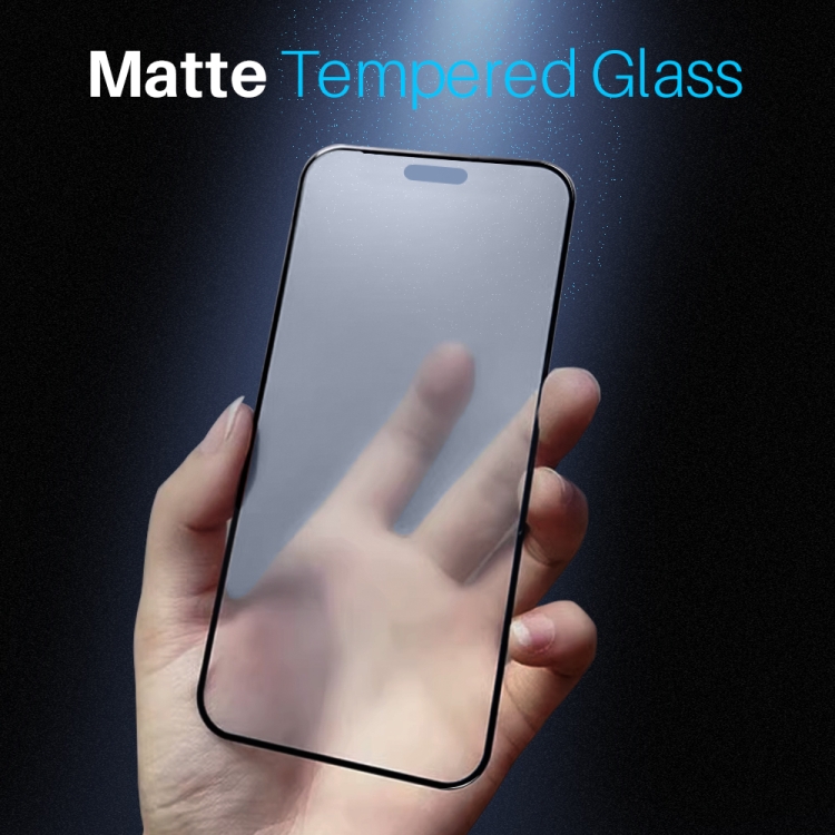 For iPhone 16 Pro Max NORTHJO Matte Silkscreen Anti-Fingerprint Tempered Glass Film For iPhone 16 Pro Max NORTHJO Matte Silkscreen Anti-Fingerprint Tempered Glass Film