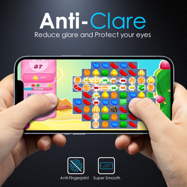 For iPhone 14 / 13 Pro / 13 NORTHJO Matte Silkscreen Anti-Fingerprint Tempered Glass Film For iPhone 14 / 13 Pro / 13 NORTHJO Matte Silkscreen Anti-Fingerprint Tempered Glass Film