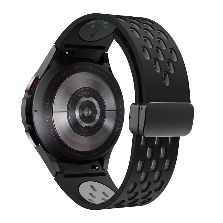 Для Samsung Galaxy Watch 41 мм двухцветный магнитный складной