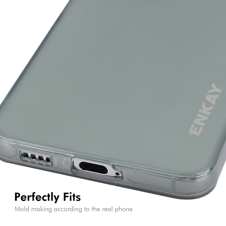 For Samsung Galaxy S23+ 5G ENKAY Hat-Prince Translucent Matte TPU Soft Phone Case(White) For Samsung Galaxy S23+ 5G ENKAY Hat-Prince Translucent Matte TPU Soft Phone Case(White)