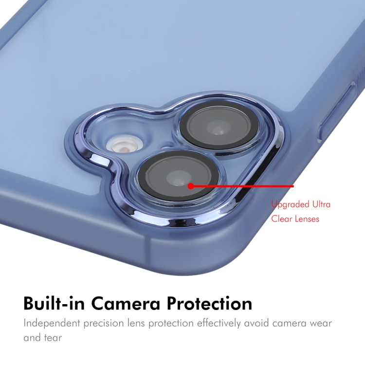 For iPhone 16 Plus ENKAY Hat-Prince Translucent Matte TPU Phone Case with Lens Film + 9H Big Arc Edge Film(Purple) For iPhone 16 Plus ENKAY Hat-Prince Translucent Matte TPU Phone Case with Lens Film + 9H Big Arc Edge Film(Purple)