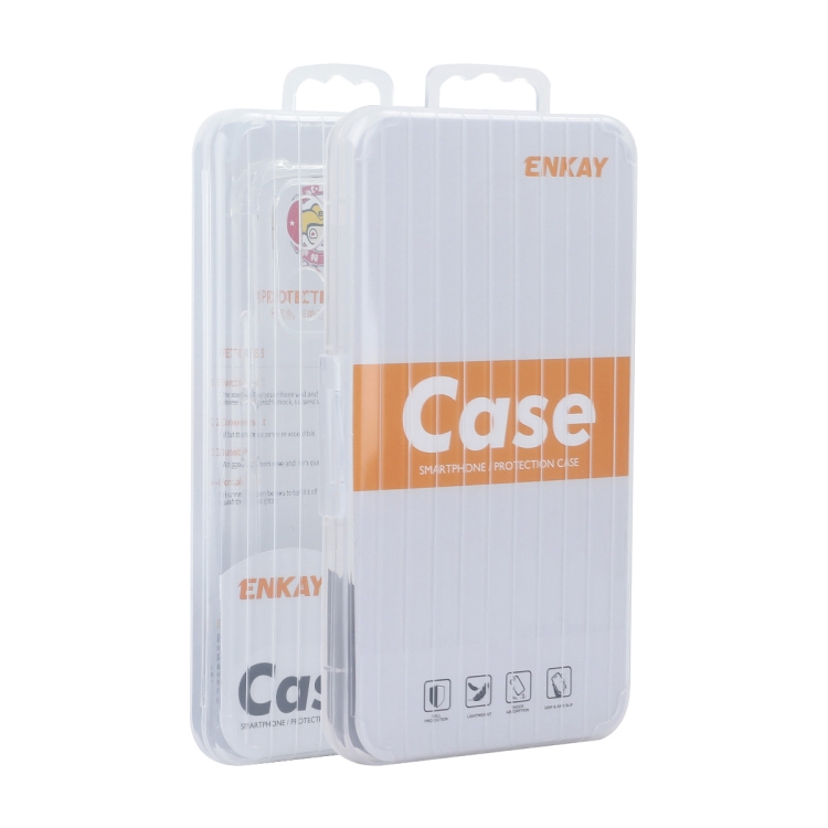 For iPhone 16 Plus ENKAY Hat-Prince Honeycomb MagSafe Shockproof Phone Case with Large Arc Edge Film(White) For iPhone 16 Plus ENKAY Hat-Prince Honeycomb MagSafe Shockproof Phone Case with Large Arc Edge Film(White)