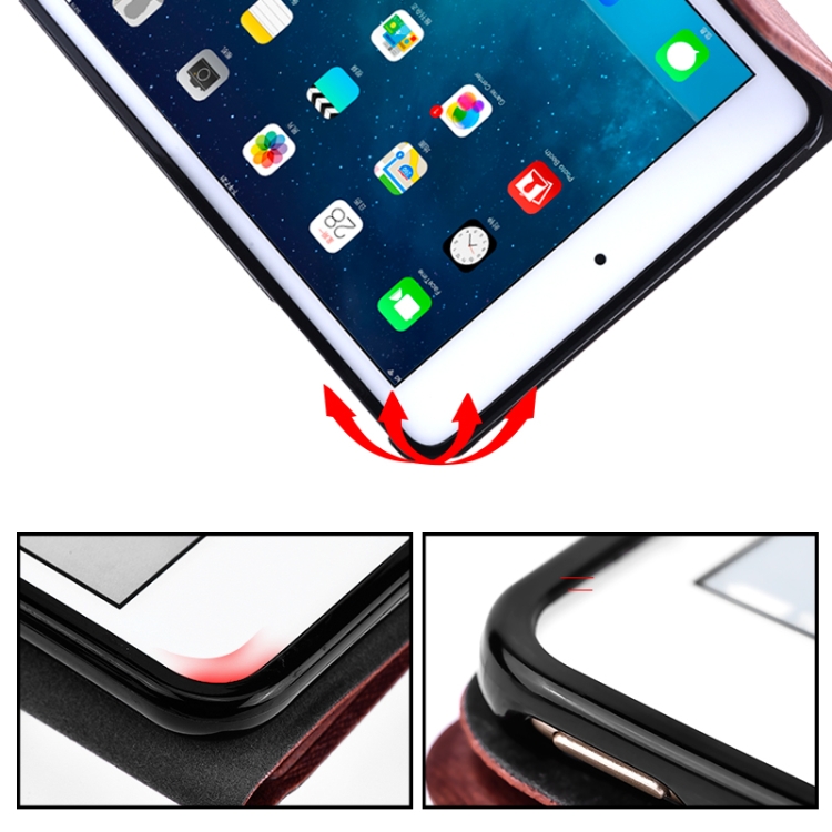 Antler Retro Voltage Craft Cloth + TPU Protective Cover for iPad Mini1/Mini2/Mini3/Mini4/Mini5 ,With Sleep Function(Black) Antler Retro Voltage Craft Cloth + TPU Protective Cover for iPad Mini1/Mini2/Mini3/Mini4/Mini5 ,With Sleep Function(Black)