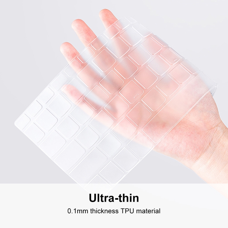 For MacBook Pro 14.2 / 16.2 / Air 13.6 / 15.3 ENKAY EU Version Soft TPU Keyboard Protector Film For MacBook Pro 14.2 / 16.2 / Air 13.6 / 15.3 ENKAY EU Version Soft TPU Keyboard Protector Film