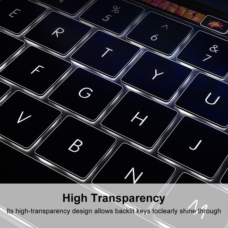 For MacBook Pro 14.2 / 16.2 / Air 13.6 / 15.3 ENKAY EU Version Soft TPU Keyboard Protector Film For MacBook Pro 14.2 / 16.2 / Air 13.6 / 15.3 ENKAY EU Version Soft TPU Keyboard Protector Film