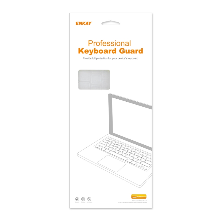 For MacBook Pro 14.2 / 16.2 / Air 13.6 / 15.3 ENKAY EU Version Soft TPU Keyboard Protector Film For MacBook Pro 14.2 / 16.2 / Air 13.6 / 15.3 ENKAY EU Version Soft TPU Keyboard Protector Film