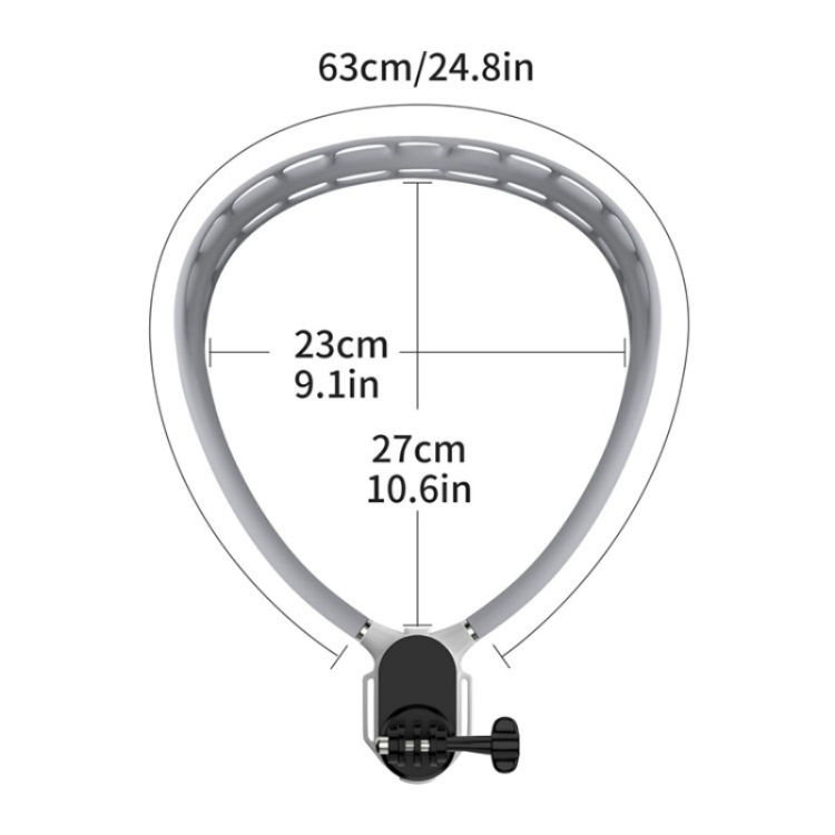 SX-P05 Magnetic Collar Phone Clamp Bracket POV View Mount(Black) SX-P05 Magnetic Collar Phone Clamp Bracket POV View Mount(Black)