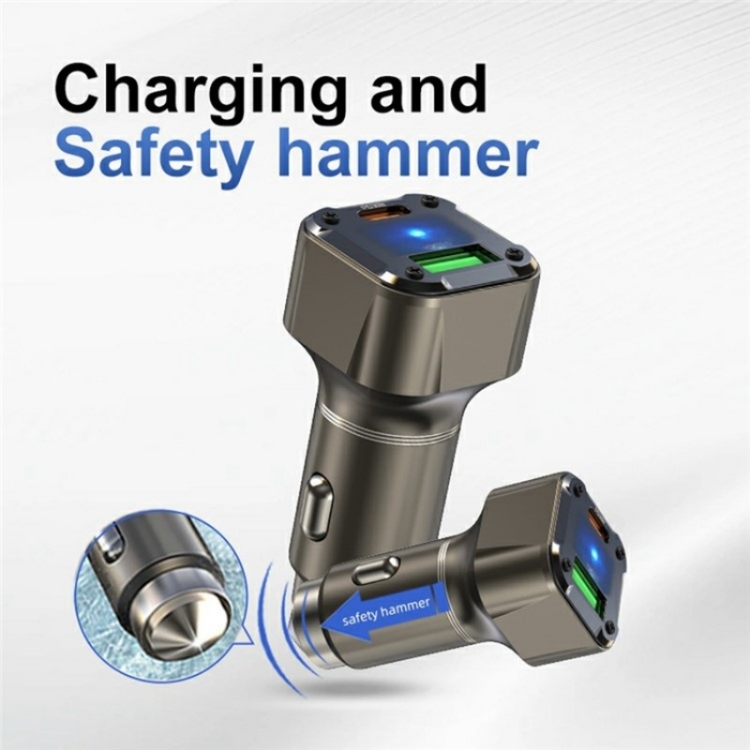 K25 Fast Charging Metal Window Breaker Car Charger Adapter PD 30W Super Charger K25 Fast Charging Metal Window Breaker Car Charger Adapter PD 30W Super Charger
